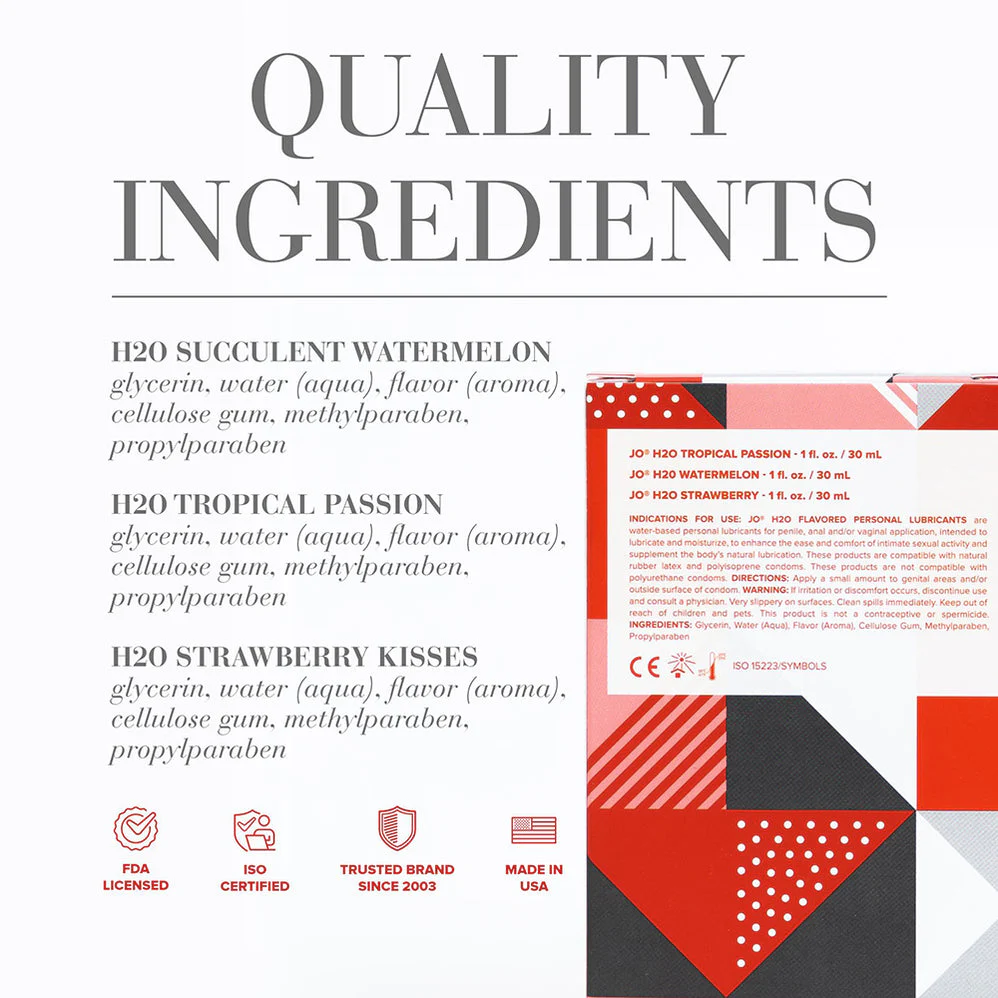 Lube Sampler Pack - Watermelon, Tropical, Strawberry - Image 3