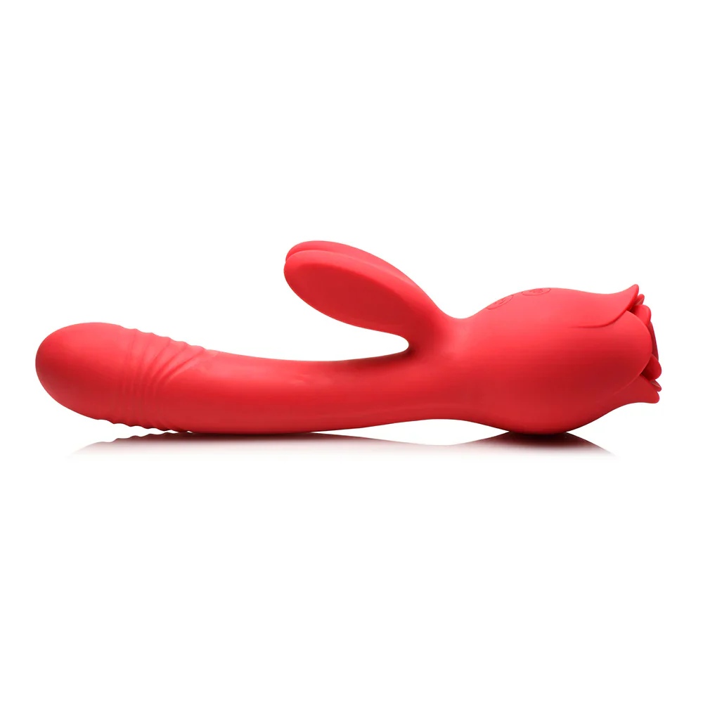 A Rose Toy On One End, A Rabbit Vibrator On The Other - Image 8